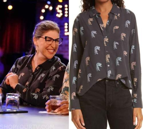 Mayim Bialik Clothes Style Outfits Worn On Tv Shows Page 2 Of 7 Shop Your Tv