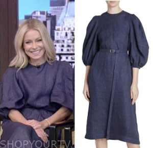 Live with Kelly and Ryan: October 2022 Kelly Ripa's Blue Puff Sleeve ...