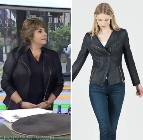 the today show, Jill Bauer, black leather jacket
