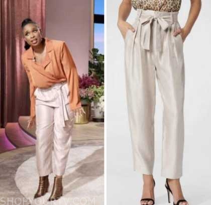 The Jennifer Hudson Show: October 2022 Jennifer Hudson's Tie Waist ...