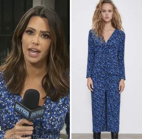 Jenn lahmers, extra, blue floral dress