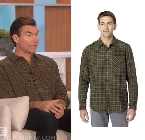 the talk, jerry O'Connell, green plaid shirt