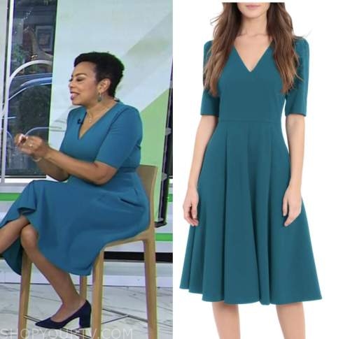 the today show, sharon epperson, teal dress
