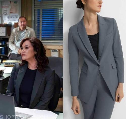 Blue Bloods: Season 13 Episode 4 Maria's Grey Blazer | Fashion, Clothes ...