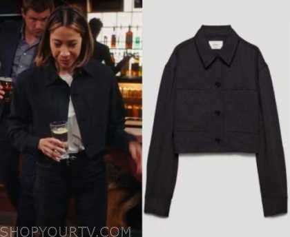 Hudson and Rex: Season 5 Episode 6 Sarah's Navy Cropped Jacket | Shop ...