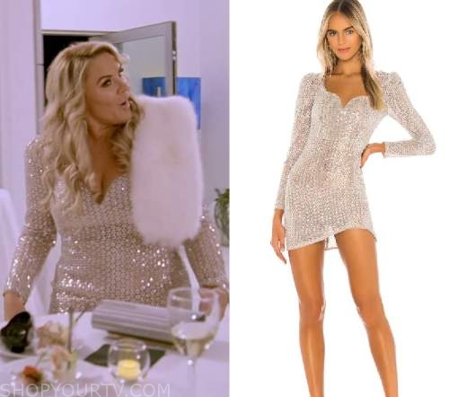 Camila Coelho Thalia Mini Dress worn by Heather Gay as seen in The Real  Housewives of Salt Lake City (S03E01)