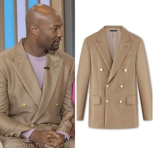 Keion Henderson, sherri, double breasted jacket