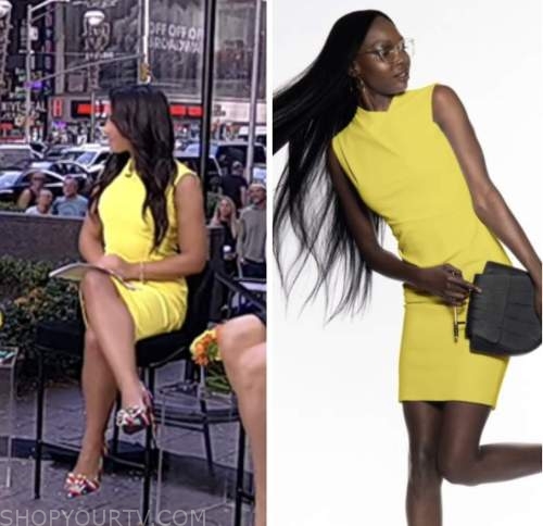 emily compagno, yellow dress, outnumbered