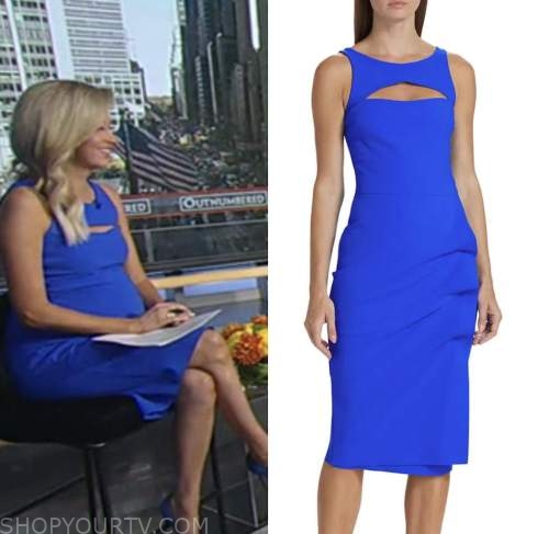 kayleigh mcenany, blue cutout dress, outnumbered