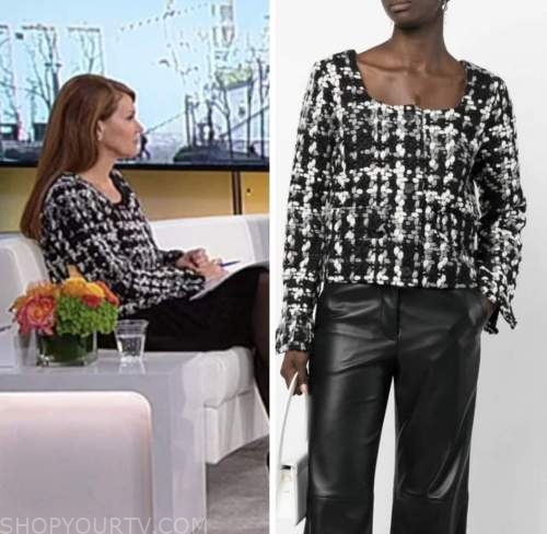 dagen mcdowell, outnumbered, black knit jacket