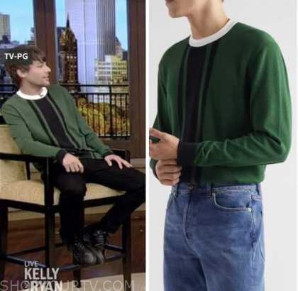 louis tomlinson green sweater