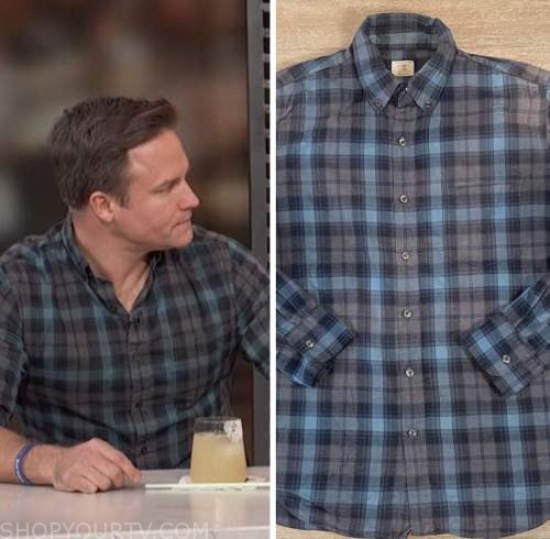 scott porter, plaid shirt, access daily