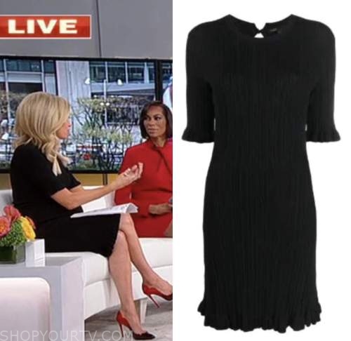kayleigh mcenany, black ribbed knit dress, outnumbered