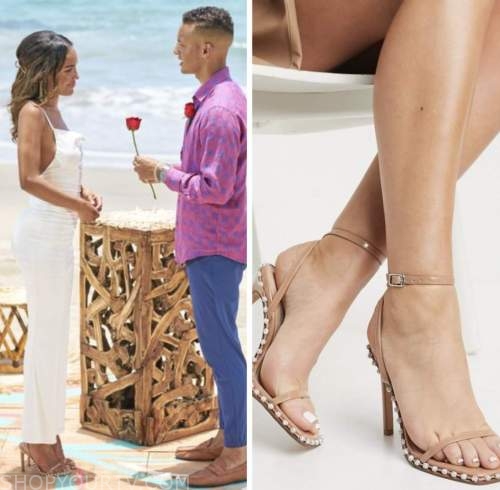 serene russell, rhinestone sandals, bachelor in paradise