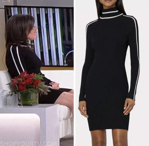 outnumbered, black turtleneck dress, kennedy