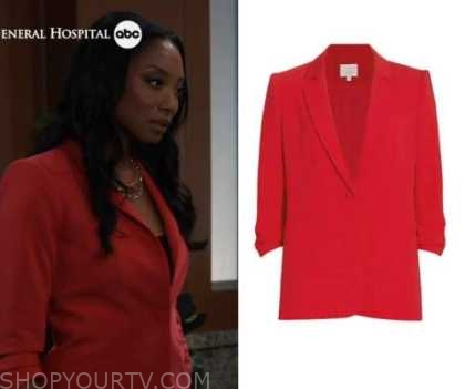 General Hospital: November 2022 Jordan's Red Blazer | Fashion, Clothes ...