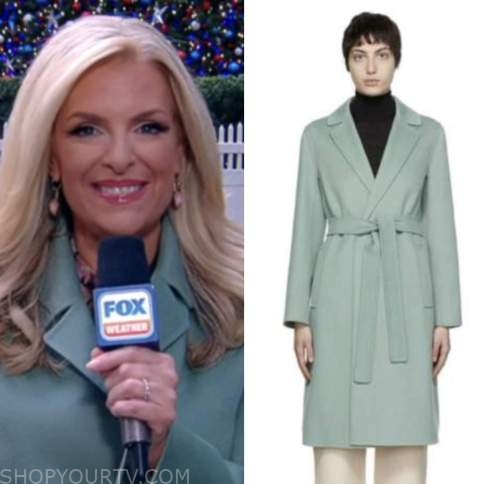 fox and friends, janice dean, mint green coat