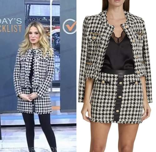 dr. marnie nussbaum, the today show, black and white tweed jacket and skirt