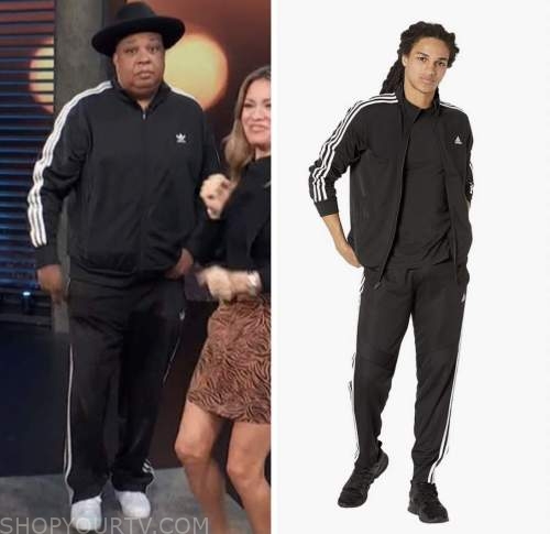 Access Daily: December 2022 Rev Run's Black Track Jacket and Pants ...