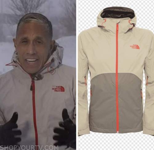 MIGUEL ALMAGUER, colorblock jacket, the today show
