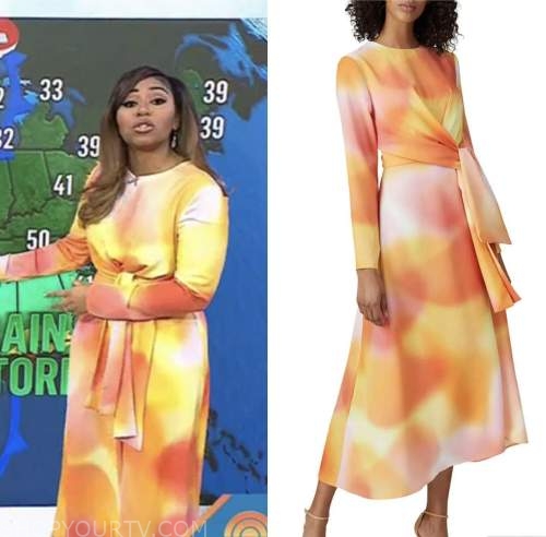 the today show, somara theodore, tie dye dress