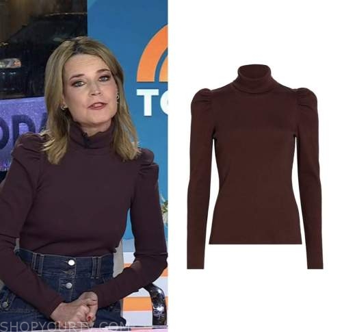 the today show, savannah guthrie, burgundy turtleneck