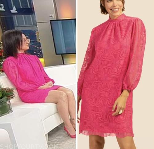 kennedy, fox news, outnumbered, pink shift dress