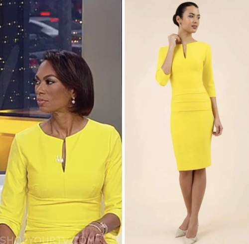 outnumbered, yellow dress, harris faulkner