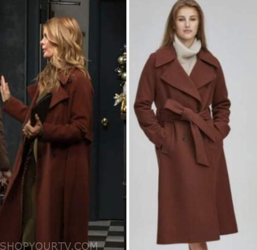 phyllis newman, michelle stafford, the young and the restless, brown coat