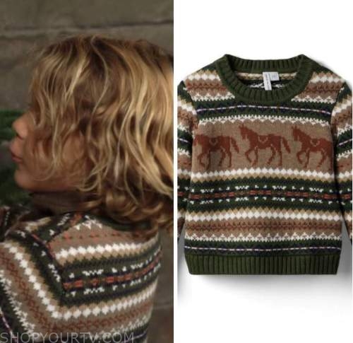 kellen enriquez, harrison locke, the young and the restless, fair isle sweater