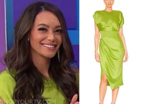 The Price is Right: December 2022 Alexis' Green Silk Midi Dress | Shop ...