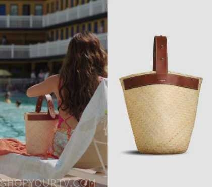 Emily in Paris: Season 3 Episode 5 Mindy's Bucket Straw Bag