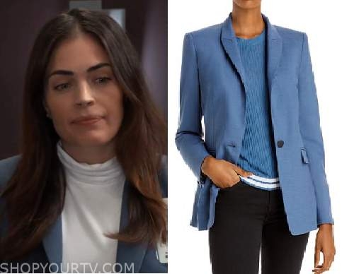 General Hospital: December 2022 Britt's Blue Blazer | Shop Your TV