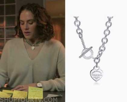 The Flatshare: Season 1 Episode 2 Tiffany's Silver Heart Necklace