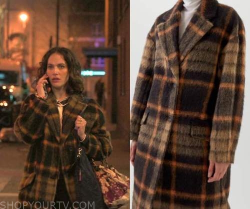 The Flatshare: Season 1 Episode 2 Tiffany's Fur Plaid Coat | Shop Your TV