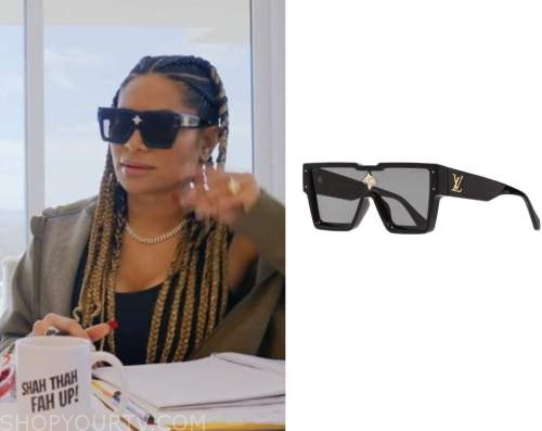 Louis vuitton Cyclone Sunglasses worn by Jen Shah as seen in The Real  Housewives of Salt Lake City (S03E09)