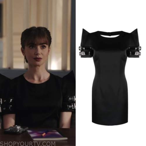 Polene Yke Tan Bag worn by Emily Cooper (Lily Collins) as seen in Emily in  Paris (S03E06)