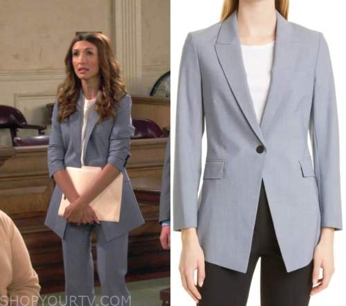 Night Court: Season 1 Episode 1 Olivia's Light Grey Blazer | Shop Your TV