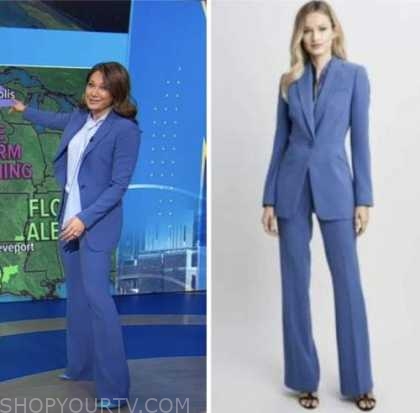 Good Morning America: January 2023 Ginger Zee's Blue Blazer and