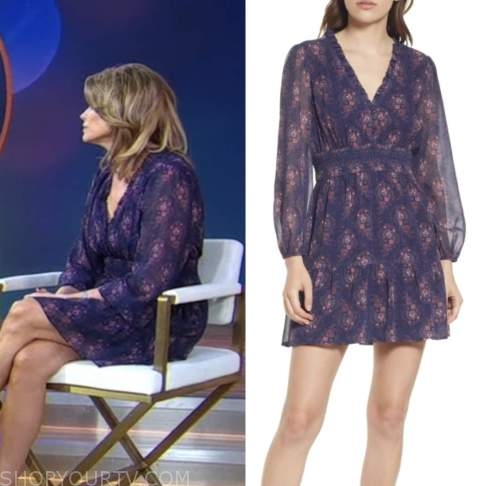dr. elizabeth lombardo, purple floral dress, gma3