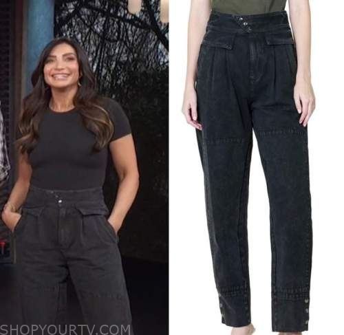 courtney mazza lopez, access hollywood, black jeans