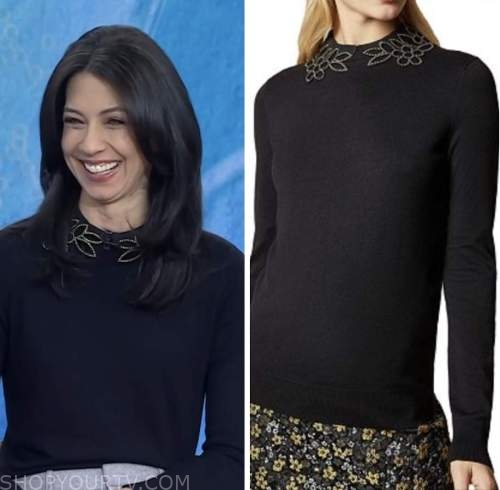 dr. natalie azar, the today show, black studded sweater