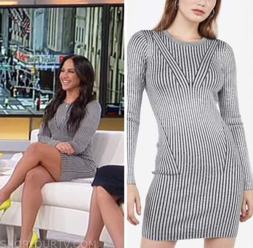 emily compagno, ribbed knit dress, outnumbered, fox news fashion