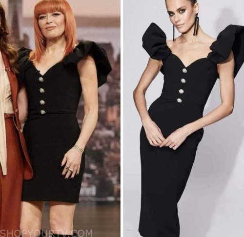 Natasha Lyonne, drew barrymore show, black dress