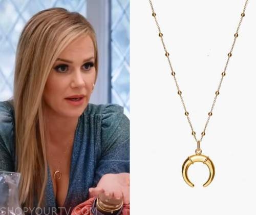 Louis Vuitton Louise Hoop GM Earrings worn by Angie Katsanevas as seen in  The Real Housewives of Salt Lake City (S04E07)
