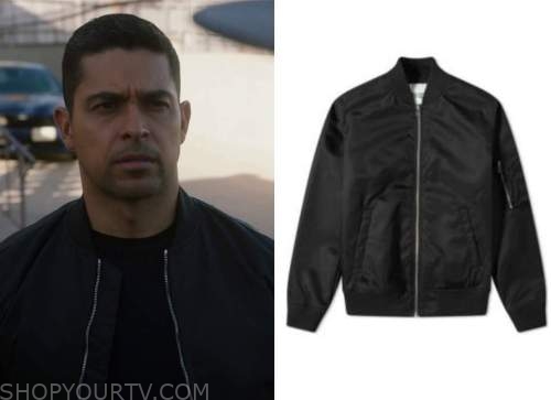 NCIS: Season 20 Episode 12 Nick's Black Bomber Jacket | Shop Your TV