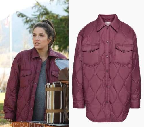 Shop Black Mirror S06 Annie Murphy Quilted Jacket