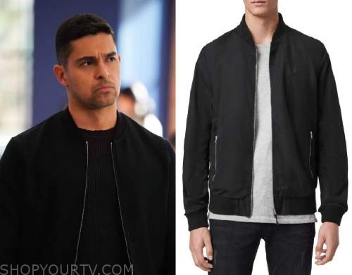 NCIS: Season 20 Episode 11 Nick's Black Bomber Jacket | Shop Your TV