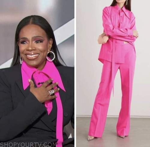 The Talk: February 2023 Sheryl Lee Ralph's Hot Pink Shirt | Shop Your TV