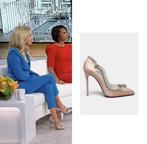 kayleigh mcenany, outnumbered, metallic pumps heels